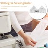 90 Degree Ruler, 10 Inch 90 Degree Double Strip Ruler