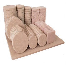 Furniture Pads 240 Pieces, A Large Collection of Felt Pad Furniture Feet in Different Sizes to Meet Different Needs. Reduce Noise and Protect Your Hardwood and Laminate Floors!