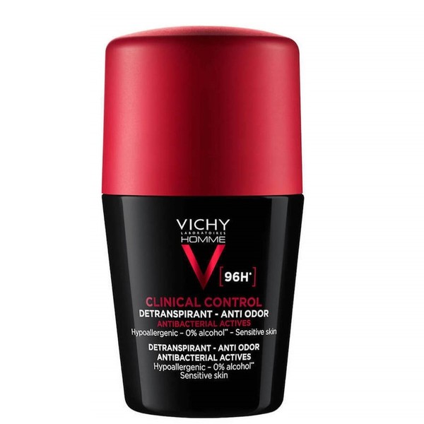 Vichy Deodorant Clinical Control 96h Roll on for Men, 50ml