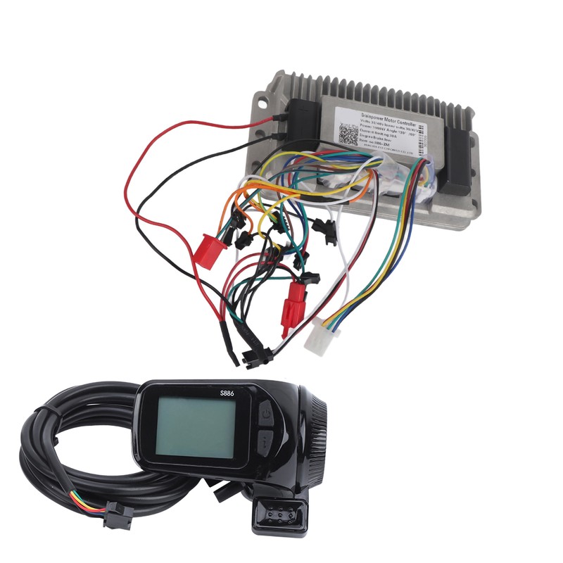 36/48V 1000W Electric Tricycles 3‑mode Sinusoid Brushless Controller Instrument LCD