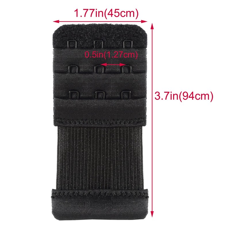 Magicmode Bra Extender 3 Hook Elastic Stretchy Bra Extensions Strap