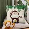 Aoihrraan 22 x 22 Inch Cute Cartoon Animal Cushion Covers