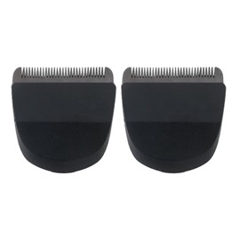 2 Pack Professional Clipper/Trimmer Snap On Replacement Blades #2068-300 - Compatible with Wahl Peanut Hair Clipper/Trimmer, Black