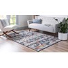 Unique Loom Morocco Collection Abstract Border, Diamond, Bohemian Area Rug