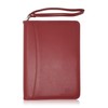 Zippered Portfolio Binder with Junior Legal 5x8 Notepad - Burgundy