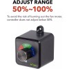 BN-LINK Exhaust Fan Speed Controller Variable 3 Speed Ceiling Vent