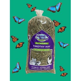 Sweet Meadow Farm Timothy Hay Organic Small Pet Food, 20-oz Bag