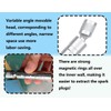 KAPSING Spark Plug Wrench Set, 14 mm/16 mm, Universal Magnet,