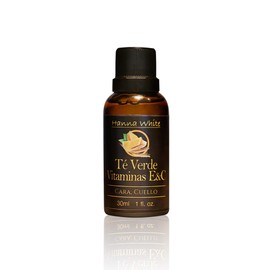 Hanna White: Aceite Concentrado de Té Verde y Vitaminas E y C para Cara y Cuello I 30ml