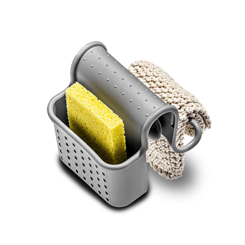 madesmart Towel & Sponge Saddle COLLECTION All-In-One Sinkware Storage, Ventilation