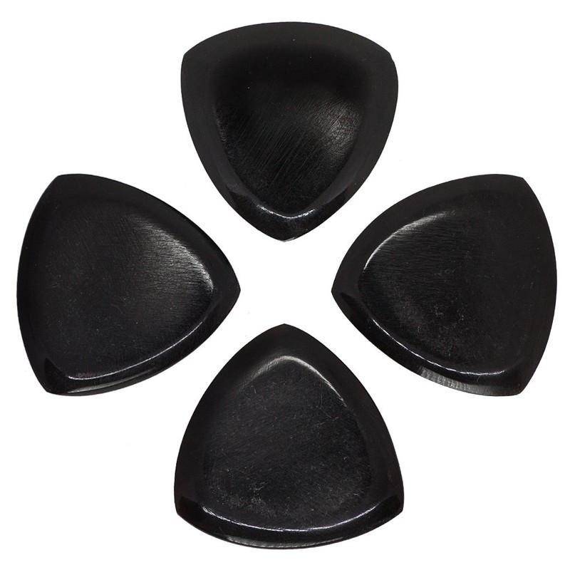 Gypsy Tones GYP-BLKH-1 - Black Horn - Individual Plectrum, 3.5