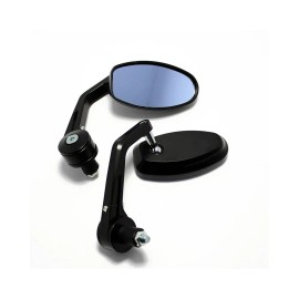 Unbranded Cafe Racer Motorcycle 7/8" Handle Bar End Mirrors For Honda Yamaha Suzuki KTM
