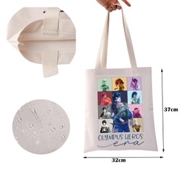 Percy Jackson Tour inspired Tote Bag In Olympus Heroes Eras Reusable Grocery Shopping Bag Seven Half Bloods Handbag (Heroes Tote)