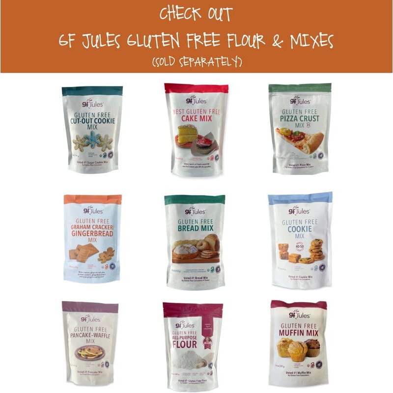 gfJules Certified Gluten Free Cornbread Baking Mix | No Grit,