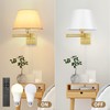 TRLIFE Remote Control Dimmable Wall Sconce, Adjustable Color Temperature 2700K-6500K