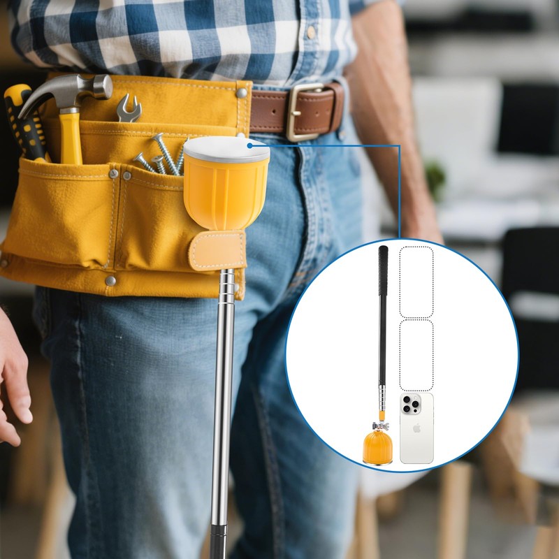 Magnetic Pickup Tool, 180° Rotating Head, 10LB Heavy Duty Magnet