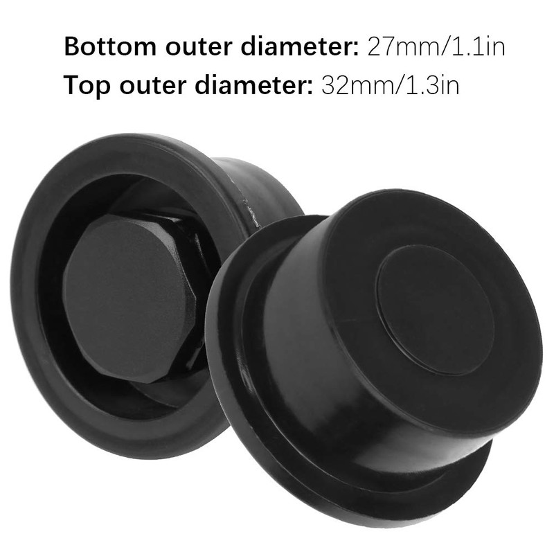 Vent Hole, 2Pcs PVC Surfboard Paddle Board Vent Plug Automatic