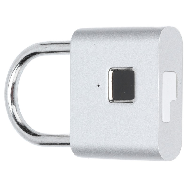 Fingerprint Padlock Zinc Alloy Smart Office Home Cabinet Door Dormitory