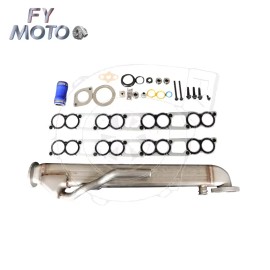 Square EGR Cooler Kit for 04-2007 6.0 Powerstroke Diesel 6 HolesModel Number: 904-5020, Specification: 50*23*11
