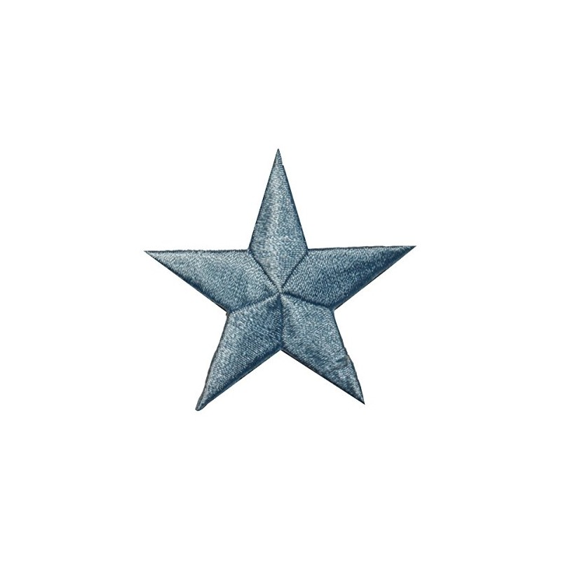 ID 3438 Blue Star Patch Symbol Space Night Sky Embroidered