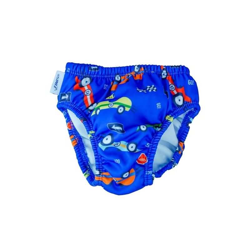 FINIS baby boys Briefs and Toddler Swim Diaper, Race Car,