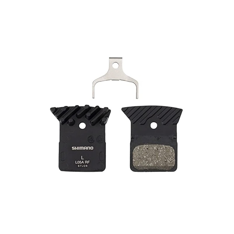 SHIMANO L05A-RF Disc Brake Pad and Spring - Resin Compound,