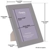 Inspire By Hampton CAMBRIDGE 4x6 (10x15cm) Black Photo Frame Acrylic