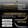 PGTOPONE Switchback White/Amber LED Front Bumper Fog Daytime Running Lamp