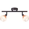 Ceiling lamp in retro design with Copper Cover, 2 x