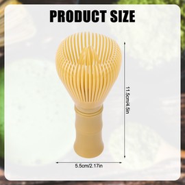 Resin Matcha Whisk, Matcha Ceremony Accessory Green Tea Brush Reusable Chasen Brush Traditional Tea Spoon Japanese Matcha Whisk for Stirring Making Tea, Easy to Clean