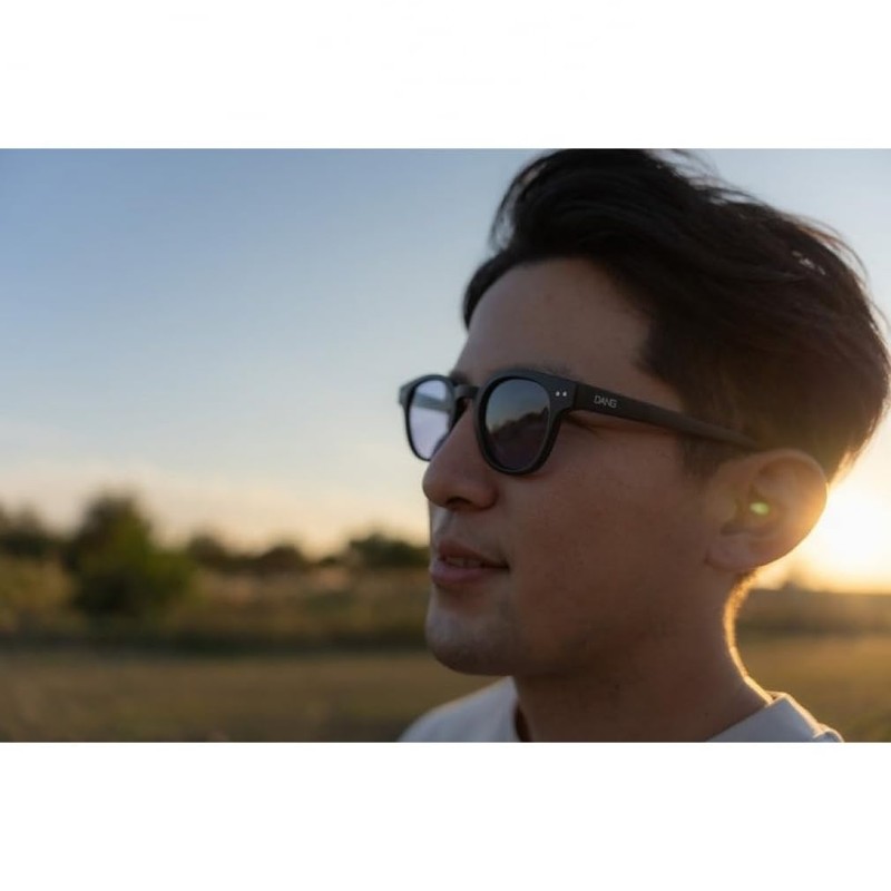 DANG SHADE SELECT BLACK MATTE X PURPLE POLARIZED, O/C