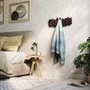 Umbra Sticks Wall-Mounted Coat Rack Rail Hook with 5 Retractable