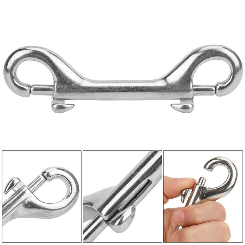 Alomejor Double End Hook 316 SS Marine Grade Double Ended