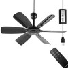 17.7" Inch Portable Ceiling Fan with Remote Control Timing 3