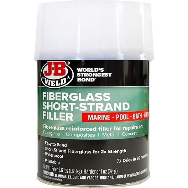 J-B Weld Quart - Fiberglass Short-Strained Filler