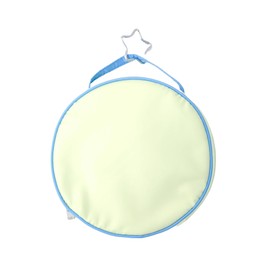 Wigo Women's Color Scheme Circle Pouch, Accessory Case, Gift, Present, L Yellow