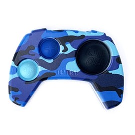 TOP TRENZ Poppies Mega Pop Mini OMG Pop Fidgety Bubble Fidget Toy Stress Relief Anxiety 4.5inch (Controller - Camo), One Size