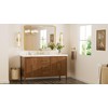 Keonjinn Gold Bathroom Mirrors for Over Sink, 40” x 30”