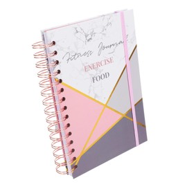 CAXUSD Fitness Journal Planner for Women Men Coil-Bound Workout Tracker for Home Gym Bodybuilding Exercise Essential Fitness Management Goal Setting