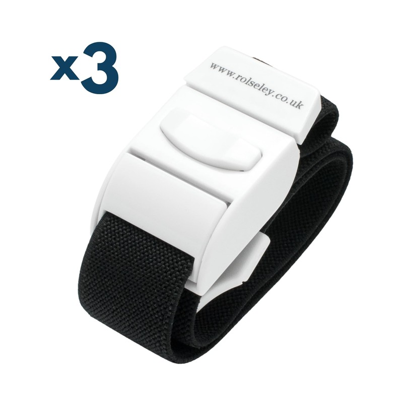 Pack of 3 Quick Release Medical Tourniquets (BLACK)