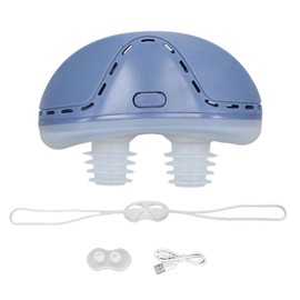 Electric Prevent Snoring Device Adjustable USB Rechargeable Portable Mini Snoring Problem Solution for Home Travel Blue