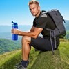 OSLIFE Aislante Térmico Termo Acero Inoxidable，con popote,Botella Deportiva de Doble