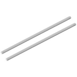 sourcing map 2Pcs M6-1.0x180mm Fully Threaded Rods, Threaded Rods Bar Studs, 304 Stainless Steel Long Thread Screws Hardware for U-Bolts, Anchors, Clamps, Hangers, Silver