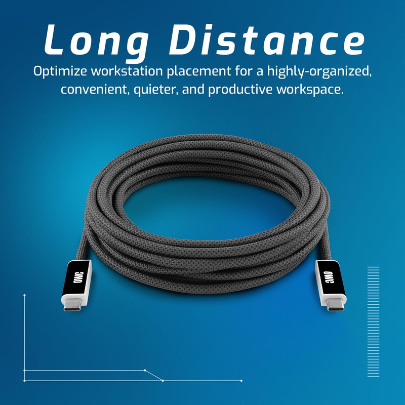 OWC 3.0M (10') USB4 (40Gb/s) Active Optical Cable