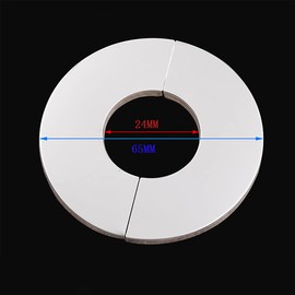 6 x 24mm Chrome Plated Stainless Steel Tap Covers