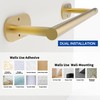 RUACQ Paper Towel Holder Under Cabinet, Wall Mounted or Adhesive