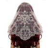 VELUTHERINE Chapel Veils Catholic Mass Mantilla - Champagne Wedding Bride