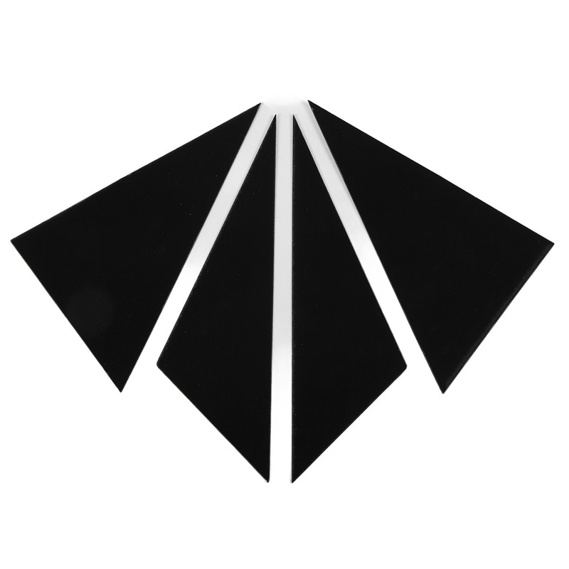 10Pcs Window B Pillar Post Trim Gloss Black Lightweight Rugged