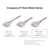 Crazepony 4pcs 6x15mm Motor (Speed: Insane) 19000KV for Blade Inductrix