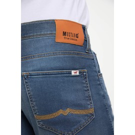 Mustang Men's Regular Fit Chicago Short Jeans, Denim Shorts (Chicago Short) - dark blue Plain, size: 36